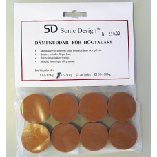 Sonic Design SD Dämpkuddar för högtalare 8-pack