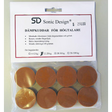 Sonic Design SD Dämpkuddar för högtalare 8-pack